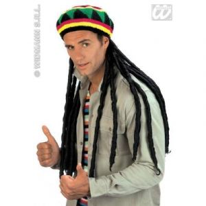 Image de Widmann 8490r ? rastahut avec Dreadlocks dlocks Extra Longues