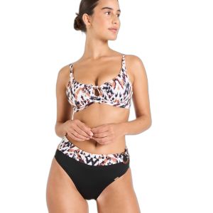 Livia Haut de maillot de bain brassière Simona Bangka Multicolore - Taille 38/C