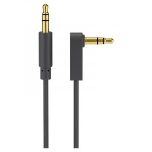 Goobay Cable de Audio Jack 3.5 Macho Dorado 3m Negro