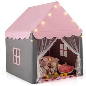 Tente de jeu pour enfants Coast avec Starlight - 105 x 121 x 136 - Gris/Rose