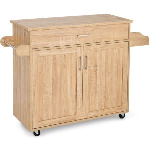 Image de Coast Mobile Kitchen Trolley - Bois - 116 x 40 x 85 cm (L x l x h)