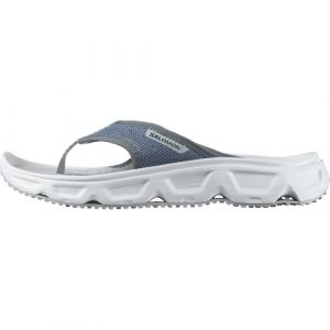 Salomon Reelax Break 6.0 Mules de Récupération pour Homme, Foulée amortie, Maintien sans coutures, Légèreté, Blue Ashes, 44