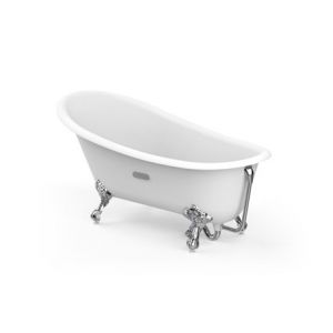 Roca Baignoire fonte Carmen 160x80 cm Blanc