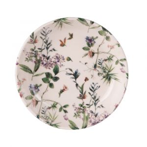 Table passion Assiette creuse Champ&ecirc;tre 19 cm (lot de 6) - D&eacute;cor&eacute; - Fa&iuml;ence