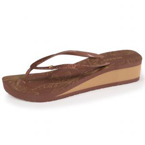 Isotoner Chaussures Tongsà talon de 4 cm, ultra confortables