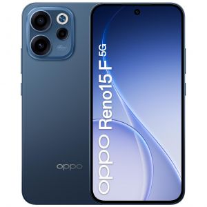 Oppo Smartphone Reno15 F 5G 8Go 256Go Bleu cr&eacute;puscule 6.57"AMOLED 7000mAh