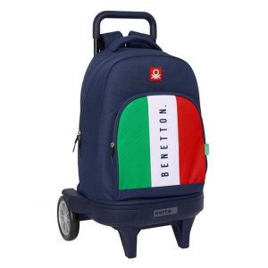 Safta School Bag Benetton Flag Navy Blue 33 x 45 x 22 cm