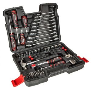 Jeu d'outils 1/4", 3/8" 73 pièces.