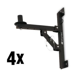 Image de Skytec 4x Fixations murales enceintes PA pieds < 50kg