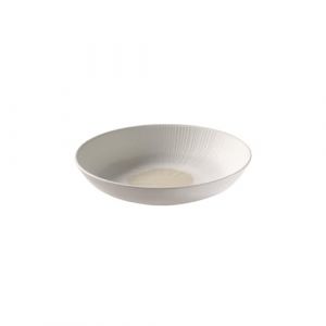 APS 85510 Bol bleu Ø 22,5 cm, hauteur : 4,5 cm, 0,8 l, mélamine blanc/beige