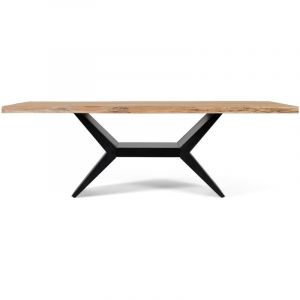 Giner Y Colomer - Table à manger en bois d'acacia massif 220 cm