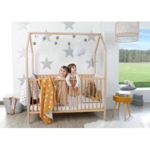 Image de Schardt Lit cabane enfant Venice bois 70x140 cm - Taille 70x140 cm