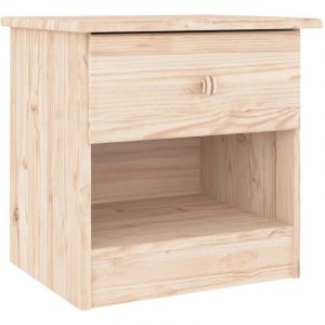 VidaXL Table De Chevet Alta 43x35x40,5 Cm Bois De Pin Massif