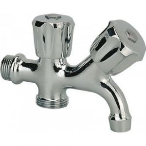 Image de sferaco Robinet chromé 2 usages PORQUET