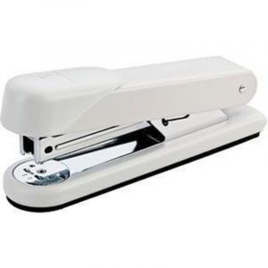 Novus Agrafeuse robuste (capacité d'agrafage : 30 feuilles de papier, 200 agrafes 24/6 DIN SUPER) gris
