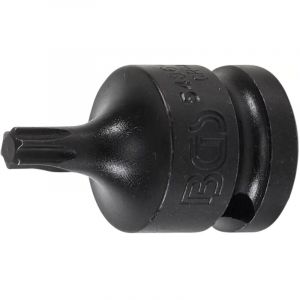BGS Technic Douilles embouts 1/2 impact a chocs torx court de t20 a t70 - dimensions : torx-t40-choc