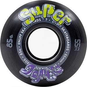 Enuff Skateboards Super Softie W els Roues Mixte, Noir, 55 mm
