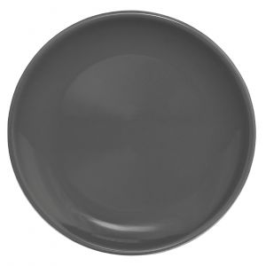 Olympia Assiette plate grise Café 205mm - Lot de 12