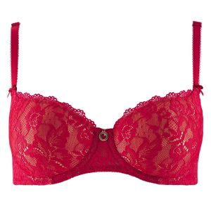 Aubade Soutien-gorge Corbeille Confort, ROSESSENCE, Bretelles Réglables, Taille : 85C, Gala, HK04