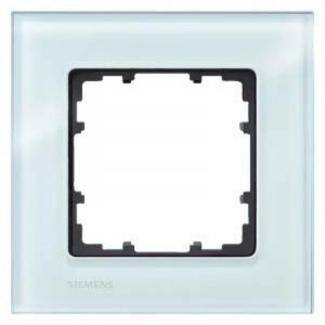 Siemens Gamme dinterrupteurs 5TG1201-0 5TG12010 simple Cadre Delta verre 1 pc(s)