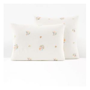 Taie d'oreiller percale de coton, Hollyhill Beige Couleur Beige Taille M
