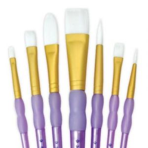 Royal & Langnickel Crafter's Choice Set de pinceaux variété plats 7 pièces
