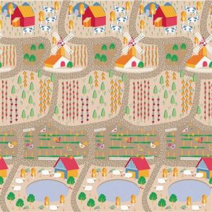 Asalvo Tapis de jeu pliable 120 X 180 Farm-City