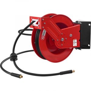 KS Tools 515.3425 Enrouleur de tuyau à air comprimé Ø 10 mm, raccord 3/8", 20 m