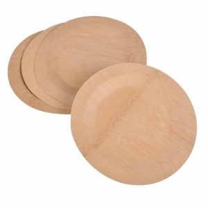 Lot De 4 iettes Rondes bambou 23cm Naturel Prix Beige