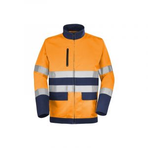 Cepovett Blouson fluo base xp 300 - 400 g entre 1 et 3 blouson 4 polyester / coton 1 pièce(s) orange/marine blouson fluo base xp orange/marine t4