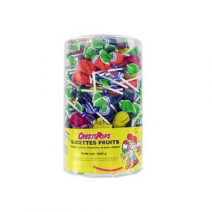 Sucettes aux fruits CRESTI POPS 150 pcs