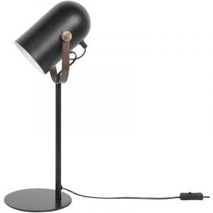 Beliani Lampe à poser noire TYRIA