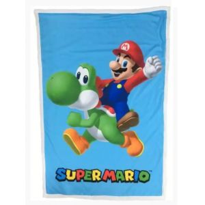 Plaid S rpa Nintendo Mario Et Yoshi 100x150 Cm