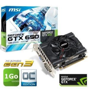 MSI N650-1GD5/OCV1 - Carte graphique GeForce GTX 650 1 Go GDDR5 PCI-E 3.0