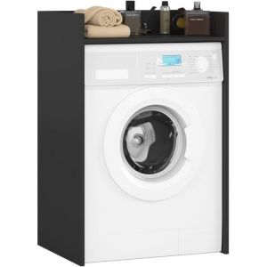 Tresice France Meuble machine a laver 64x50x98 cm 1 étagère noir