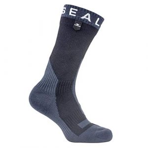 Image de Sealskinz 11116170700140 Chaussettes Mixte Adulte, Noir/Anthracite, FR (Taille Fabricant : XL)