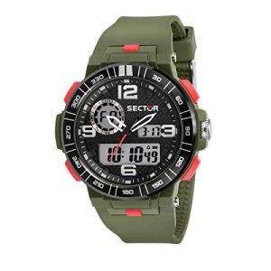 Image de Sector No Limits Hommes Digital Quartz Montre avec Bracelet en Plastique R3251532001