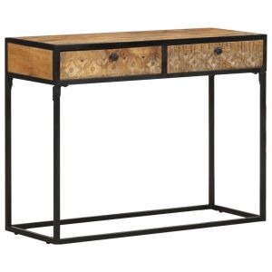 VidaXL Table console 100x35x75 cm Bois de manguier massif. Produit Neuf ! Garantie 0 ans !