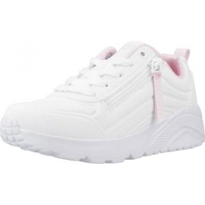 Skechers Street Girls, Baskets, White Synthetic/Trim,