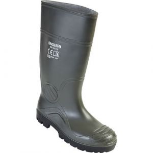 Bottes SINGER PVC verte S5 SRC Embout acier Taille 40 BOTSECU