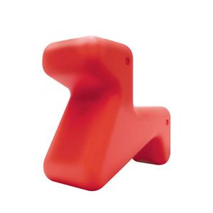 Alessi Tabouret enfant Doraff / Polyéthylène - Multiposition rouge en matière plastique