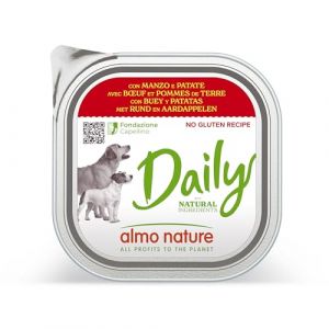 Almo Nature Daily 9 x 300 g - bœuf, pommes de terre