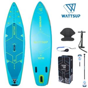 Sup Wattsup Bream 10'6 (Combo Kayak) 320x81x15cm (10'6''x32''x6'') - Dropstitch - Rigide Et Robuste - 125 Kg