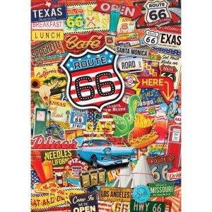 Master pieces World?s Smallest - Route 66 - Puzzle dans une Boîte en Métal