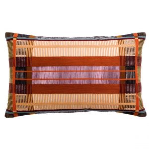 Declikdeco Coussin brodé Kaël Multico 40 x 65