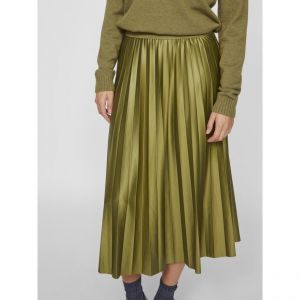 VILA Jupe mi-Longue VINITBAN - Pliss&eacute;e Capulet Olive XXL Capulet Olive XXL