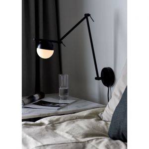 Nordlux CONTINA applique murale Verre et metal Noir G9 2010971003