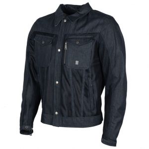 Helstons Blouson textile Western Air bleu- L
