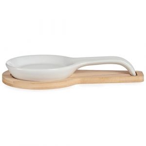 San Ignacio Support cuill&egrave;re c&eacute;ramique avec base bambou collection VESSIA