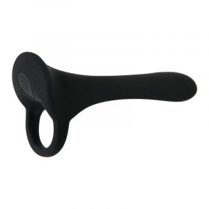 Evolved - Cock Armor Cockring Vibrant - Noir